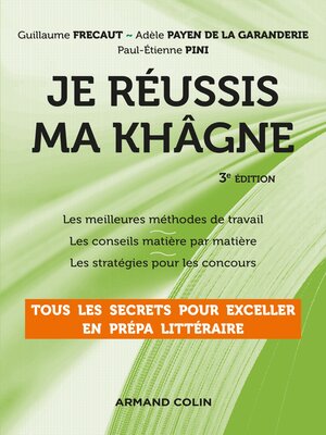 cover image of Je réussis ma khâgne
